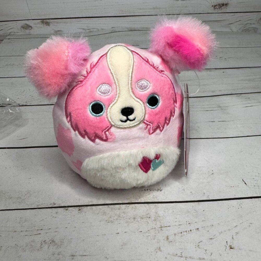 Squishmallows‎ Magnis Aussie Shepherd Plush 4.5" Valentines NWT